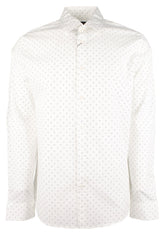 Michael Kors Men's Stretch Slim Fit Long Sleeve Shirt